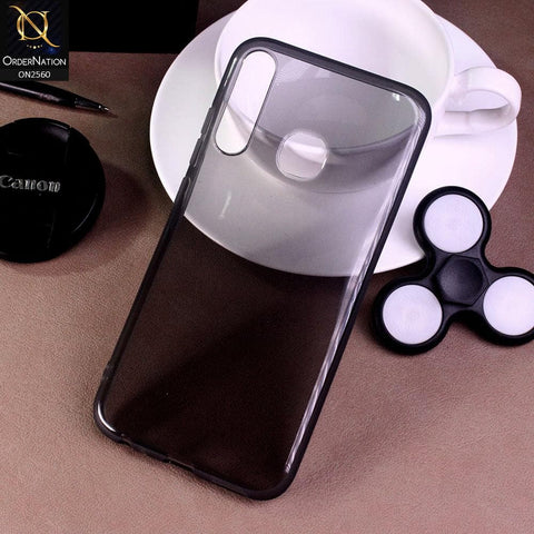 Infinix Smart 3 Plus Cover - Black - Assorted Candy Color Transparent Soft Case