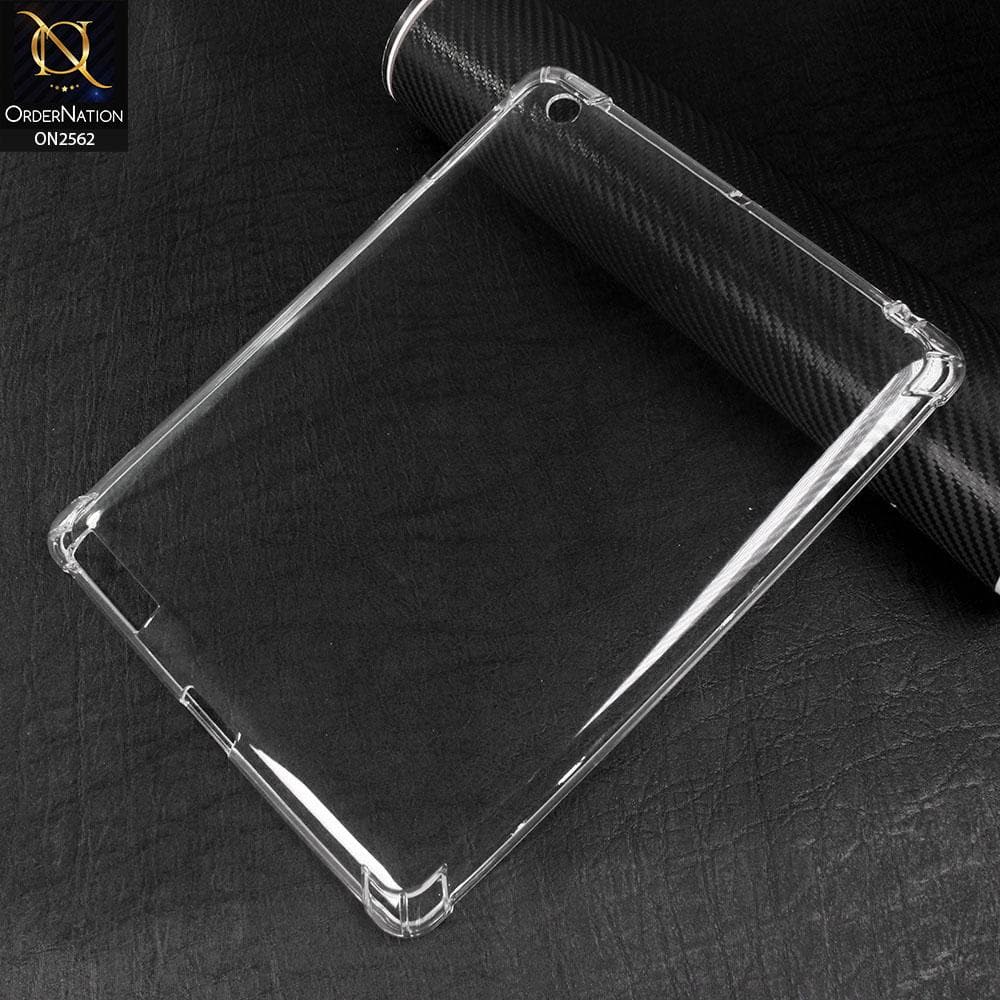 iPad 4 / 3 / 2 Cover - Soft 4D Design Shockproof Silicone Transparent Clear Case