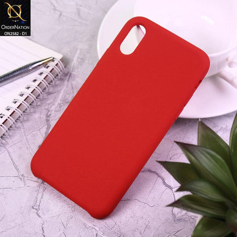 iPhone XS / X Cover - Design 1 - Soft Silicone Assorted Candy Color Case