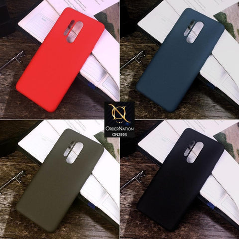 OnePlus 7T Pro Cover - Magenta - Silicon Shockproof Matte Soft Case