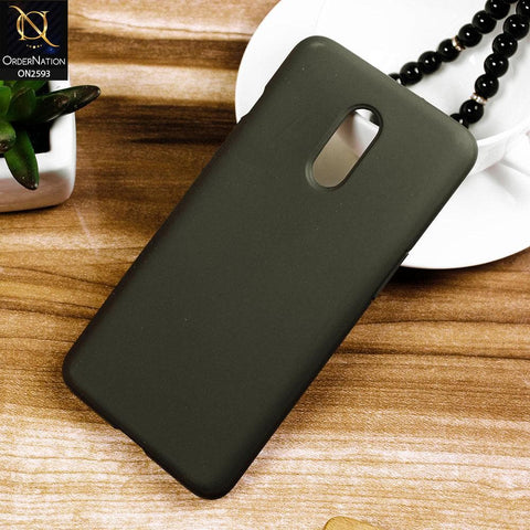 OnePlus 7 Cover - Greenish Gray - HQ Silica Gel Silicon Shockproof Matte Soft Case