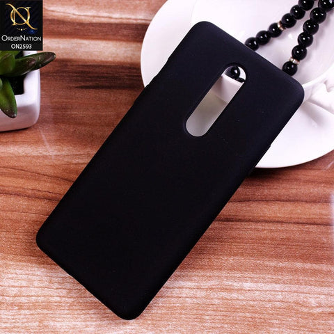 OnePlus 8 4G Cover - Black - HQ Silica Gel Silicon Shockproof Matte Soft Case