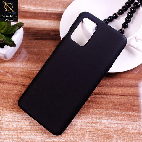 OnePlus 8T Cover - Black - HQ Silica Gel Silicon Shockproof Matte Soft Case