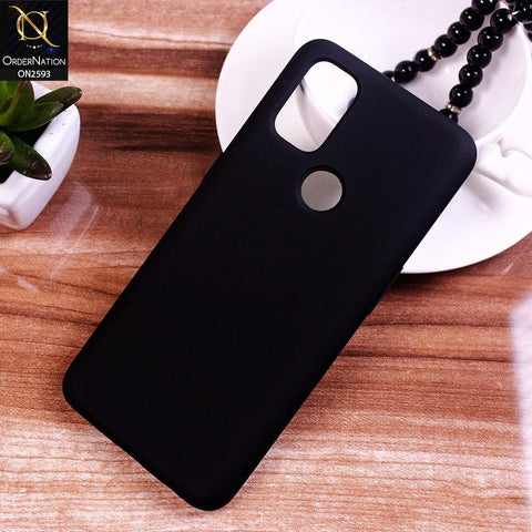 OnePlus Nord N10 5G Cover - Black - HQ Silica Gel Silicon Shockproof Matte Soft Case