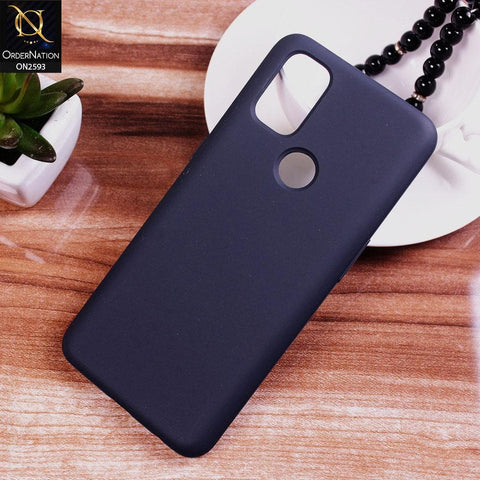 OnePlus Nord N10 5G Cover - Midnight Blue - HQ Silica Gel Silicon Shockproof Matte Soft Case