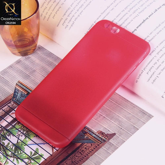 iPhone 6s / 6 Cover - Red - Candy Color Soft Shell Case