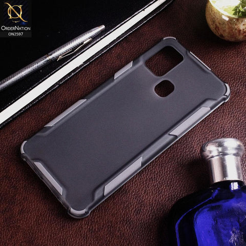 Samsung Galaxy A21s Cover - Gray - New Style Hybrid Soft Bumper Shell Case