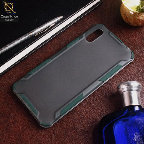Xiaomi Redmi 9i Cover - Green - New Style Hybrid Soft Bumper Shell Case
