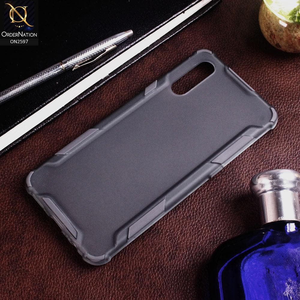 Vivo S1 Cover - Gray - New Style Hybrid Soft Bumper Shell Case