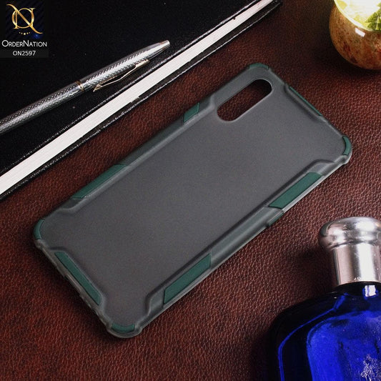 Vivo S1 Cover - Green - New Style Hybrid Soft Bumper Shell Case