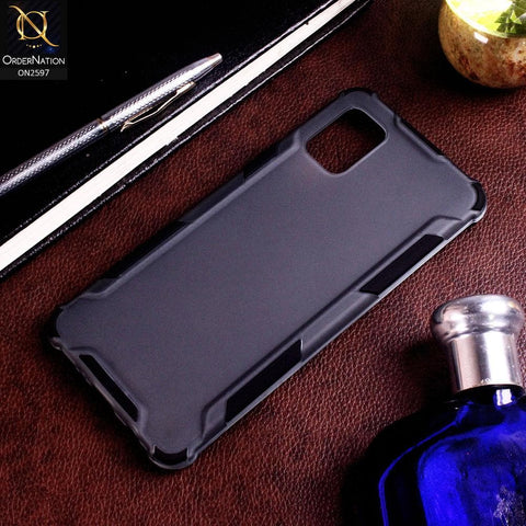 Samsung Galaxy A31 Cover - Black - New Style Hybrid Soft Bumper Shell Case