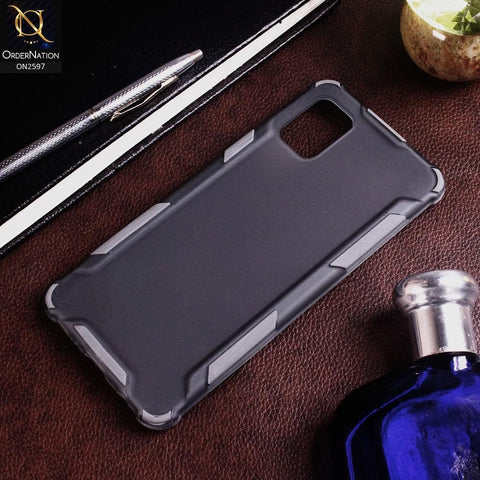 Samsung Galaxy A31 Cover - Gray - New Style Hybrid Soft Bumper Shell Case