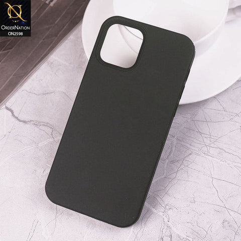 iPhone 12 Pro Cover - Dark Gray - HQ Silica Gel Silicon Shockproof Matte Soft Case