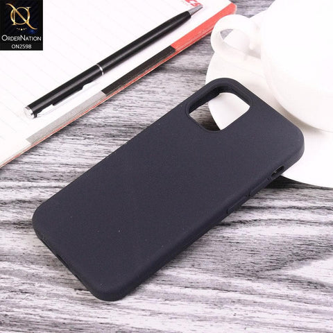 iPhone 13 Pro Cover - Midnight Blue - HQ Silica Gel Shockproof Matte Soft Silicone Case