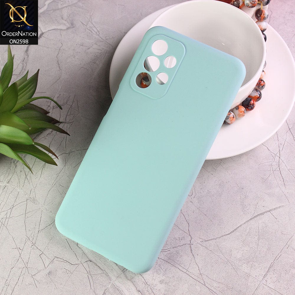 Samsung Galaxy A23 Cover - Aqua - HQ Silica Gel Shockproof Matte Soft Silicone Case