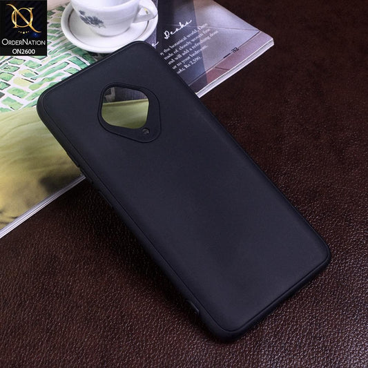 Vivo S1 Pro Cover - Black - New Fashion Style Soft Silicon Case