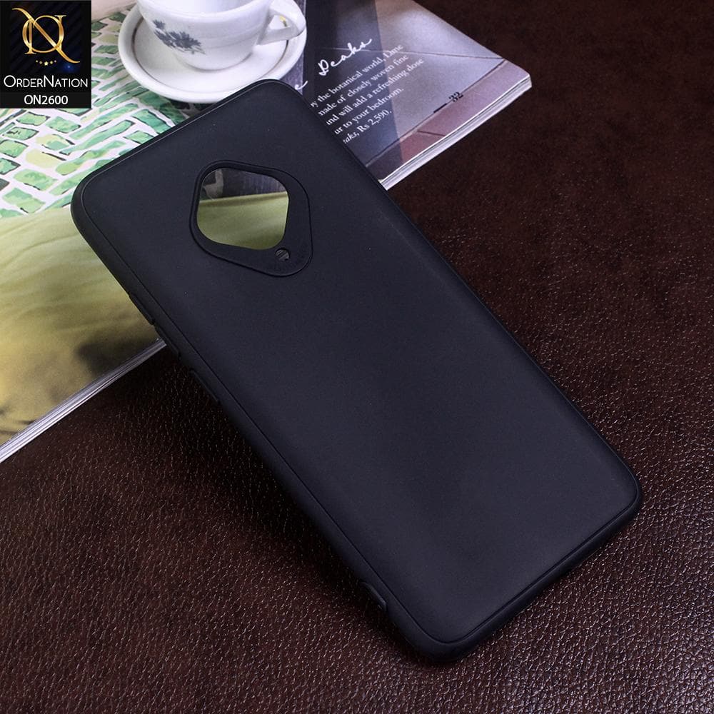 Vivo Y51 2020 Cover - Black - New Fashion Style Soft Silicon Case