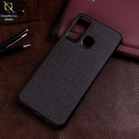 Tecno Spark 5 pro Cover - Black - New Fabric Soft Silicone Logo Case