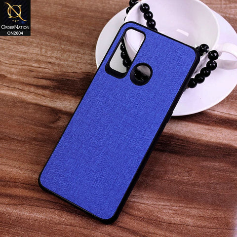 Tecno Spark 5 Air Cover - Blue - New Fabric Soft Silicone Logo Case