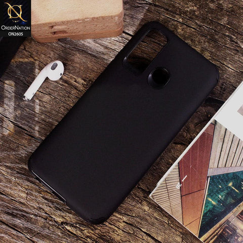 Infinix Hot 9 Play - Black - Matte Colorful Soft Pu Leather Case
