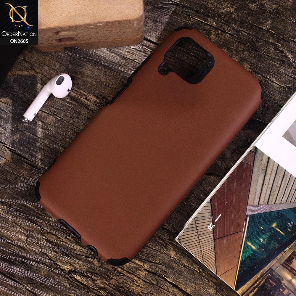 Huawei Nova 6 SE - Brown - Matte Colorful Soft Pu Leather Case
