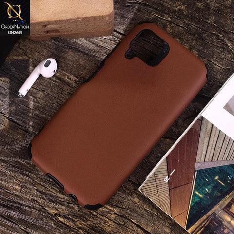 Huawei Nova 7i - Brown - Matte Colorful Soft Pu Leather Case