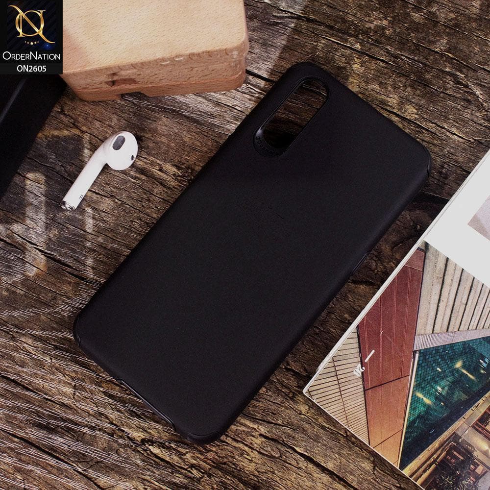 Vivo S1 - Black - Matte Colorful Soft Pu Leather Case