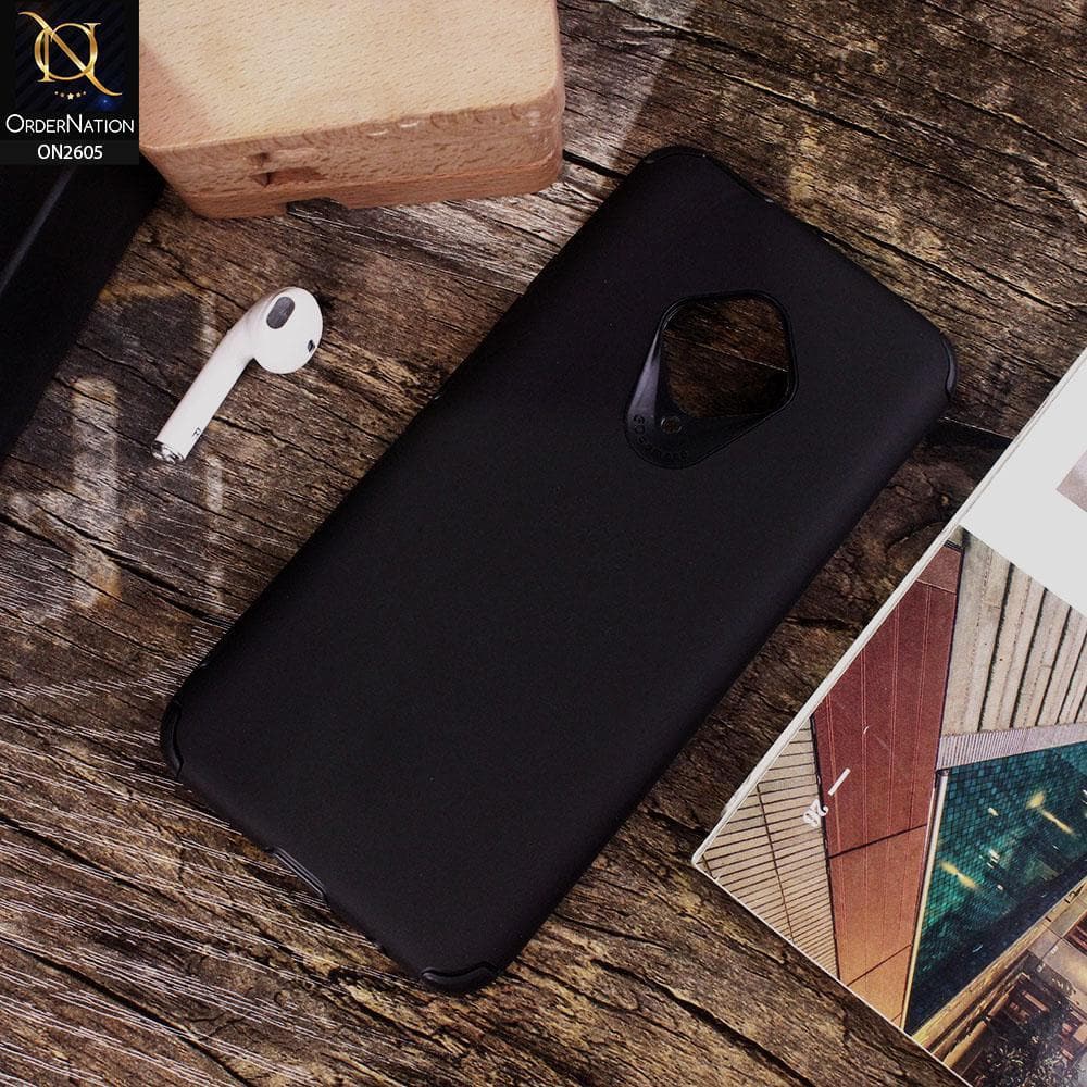 Vivo Y51 (2020 September) - Black - Matte Colorful Soft Pu Leather Case