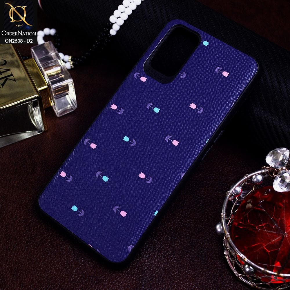 Oppo A72 Cover - Design 2 - New Fresh Look Floral Texture Soft Case