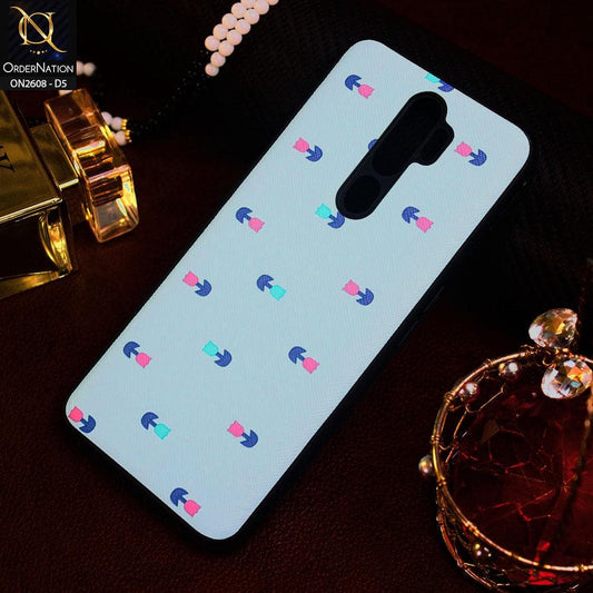 Oppo A9 2020 Cover - Design 5 - New Fresh Look Floral Texture Soft Case
