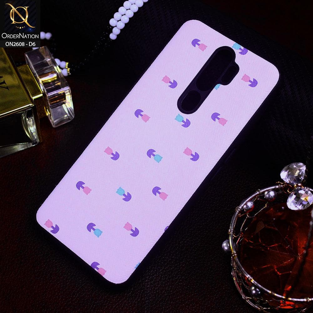 Oppo A9 2020 Cover - Design 6 - New Fresh Look Floral Texture Soft Case