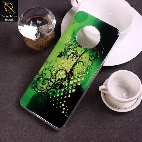 Infinix Note 7 Cover - Design 1 - Soft Flower Glitter Jell Case