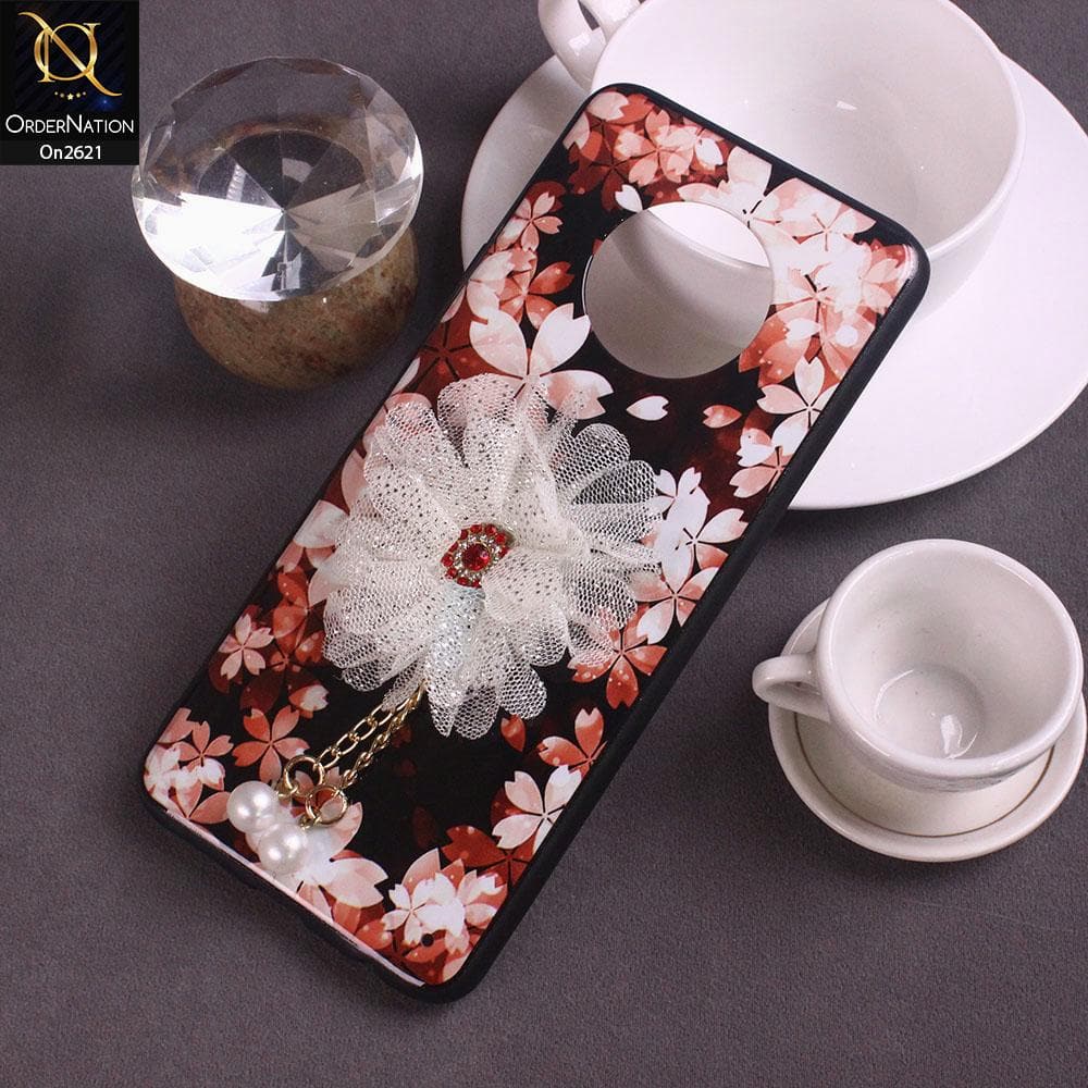 Infinix Note 7 Cover - Design 1 - Flower Series Soft Cases