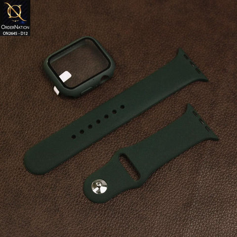 Apple Watch Series 4 (40mm) Strap - Design 12 - Soft Candy Color Series Strap With Screen Cover