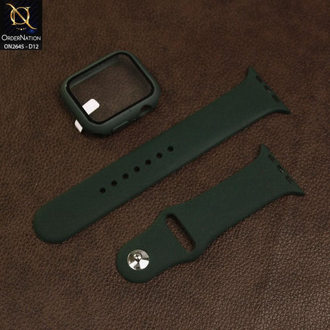 Apple Watch Series 3 (42mm) - Design 12 - Soft Candy Color Series Strap With Screen Cover