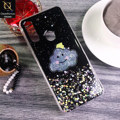 Oppo A31 - Black - Glamorous Look Glitter Shine Tpu Case - Glitter Does Not Move