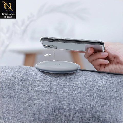 Wireless Charger - Black - Baseus Jelly Wireless Induction Charger 15W