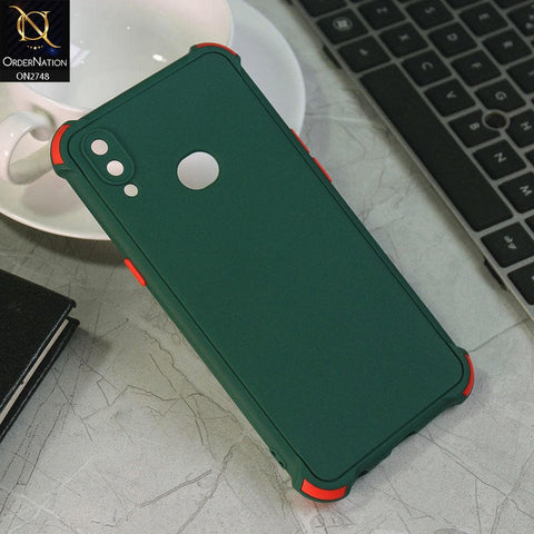 Samsung Galaxy A10s Cover - Green - Soft New Stylish Matte Look Case