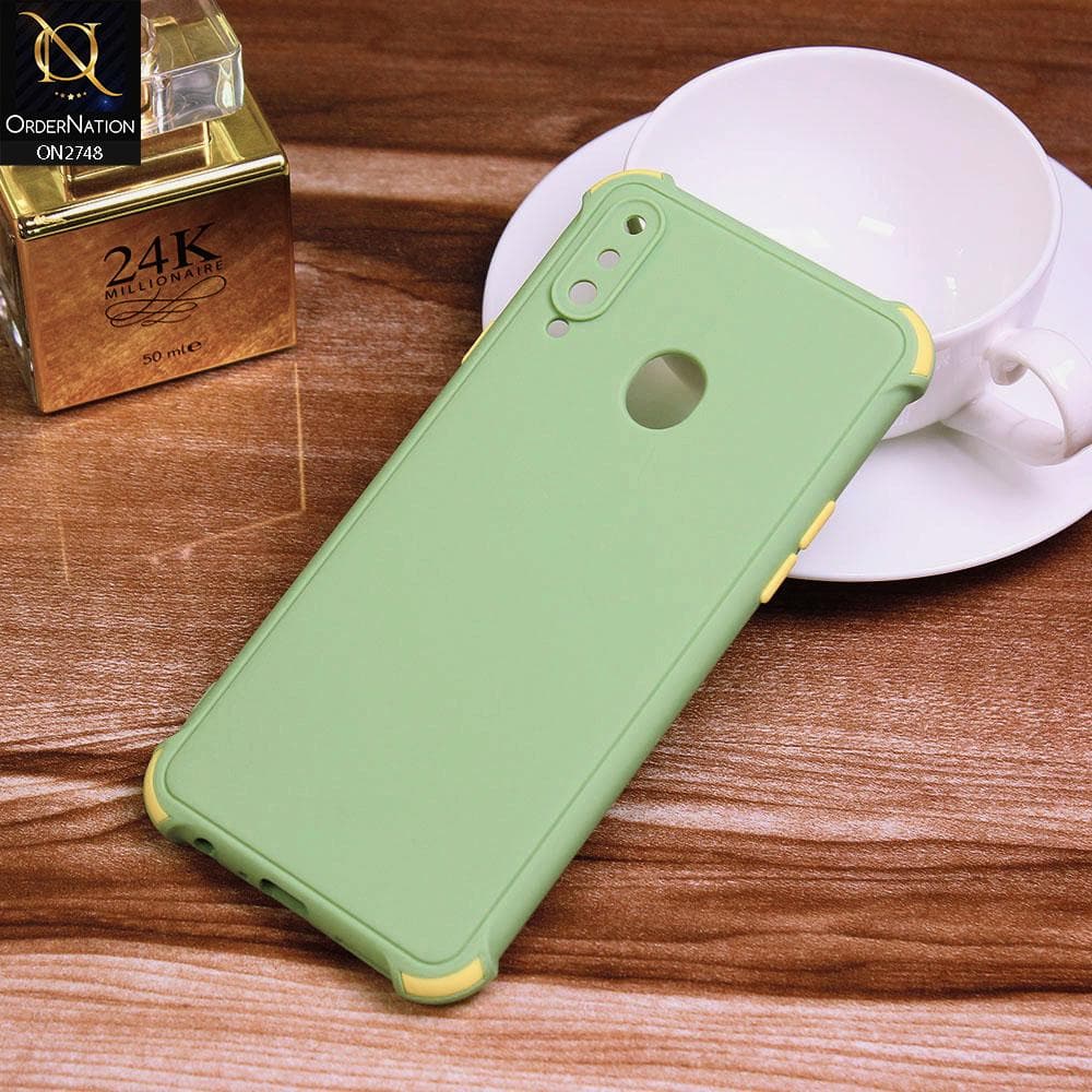 Samsung Galaxy A20s Cover - Light Green - Soft New Stylish Matte Look Case