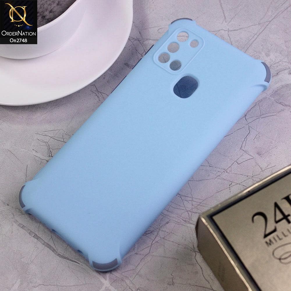 Samsung Galaxy A31 - Blue - Soft New Stylish Matte Look Case