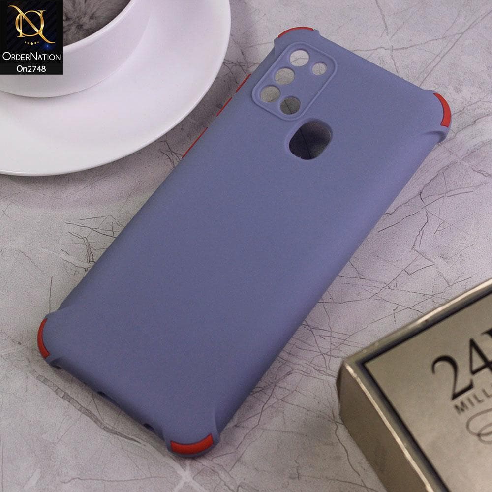 Samsung Galaxy A31 - Gray - Soft New Stylish Matte Look Case