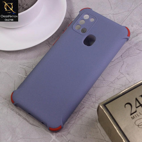 Samsung Galaxy A31 - Gray - Soft New Stylish Matte Look Case
