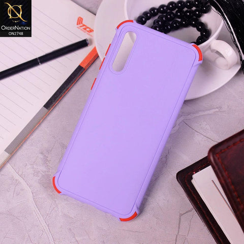Samsung Galaxy A50s Cover - Purple - Soft New Stylish Matte Look Case