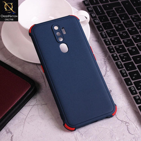 Oppo A5 2020 Cover - Deep Blue - Soft New Stylish Matte Look Case