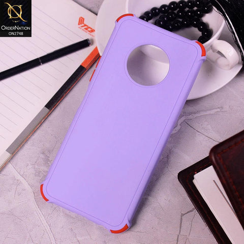 Infinix Note 7 Cover - Purple - Soft New Stylish Matte Look Case