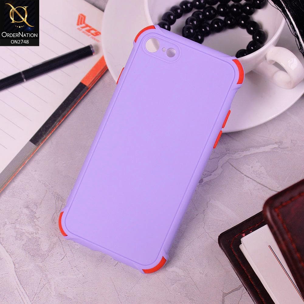 iPhone 8 / 7 Cover - Purple - Soft New Stylish Matte Look Case