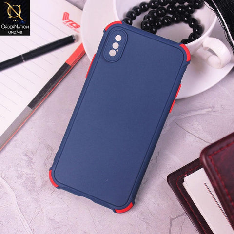 iPhone XS / X Cover - Blue - Soft New Stylish Matte Look Case