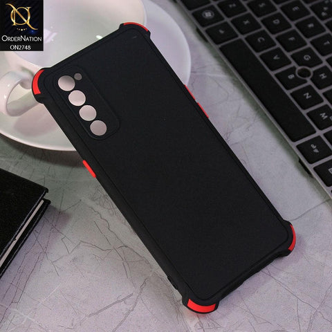 Oppo Reno 4 Pro Cover - Black - Soft New Stylish Matte Look Case