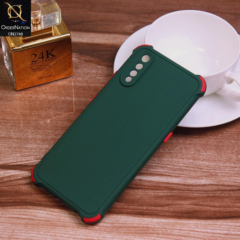 Vivo S1 Cover - Green - Soft New Stylish Matte Look Case