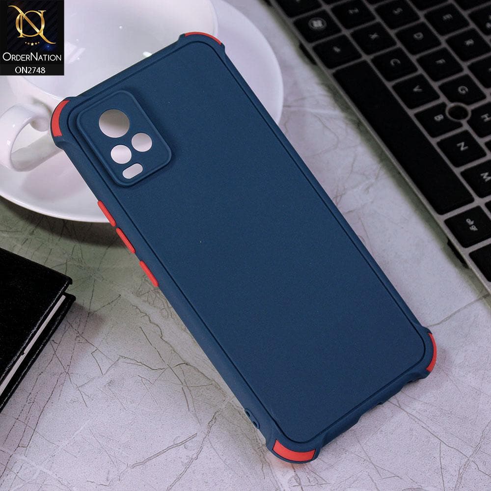 Vivo V20 Cover - Deep Blue - Soft New Stylish Matte Look Case